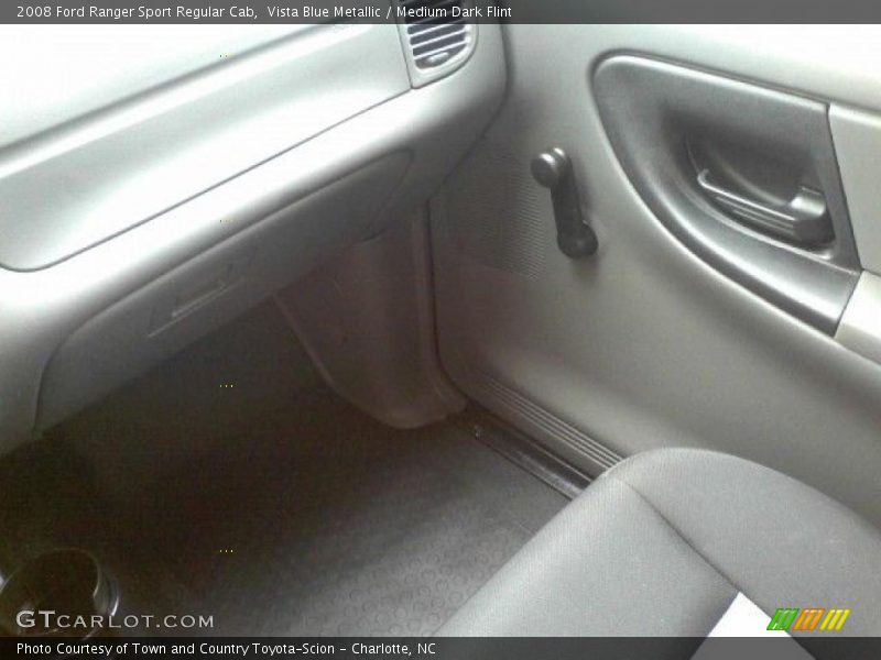 Vista Blue Metallic / Medium Dark Flint 2008 Ford Ranger Sport Regular Cab