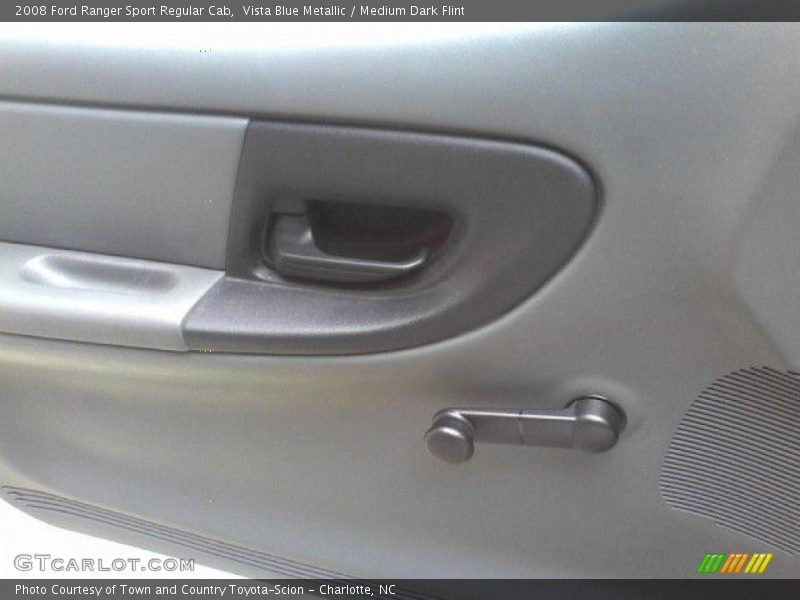 Vista Blue Metallic / Medium Dark Flint 2008 Ford Ranger Sport Regular Cab
