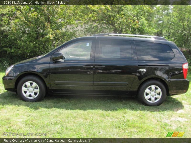 Midnight Black / Beige 2010 Kia Sedona LX