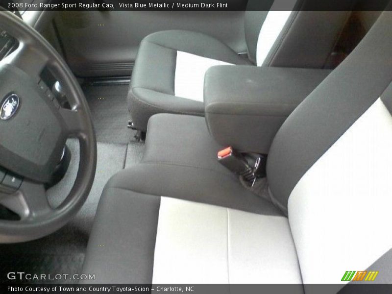 Vista Blue Metallic / Medium Dark Flint 2008 Ford Ranger Sport Regular Cab