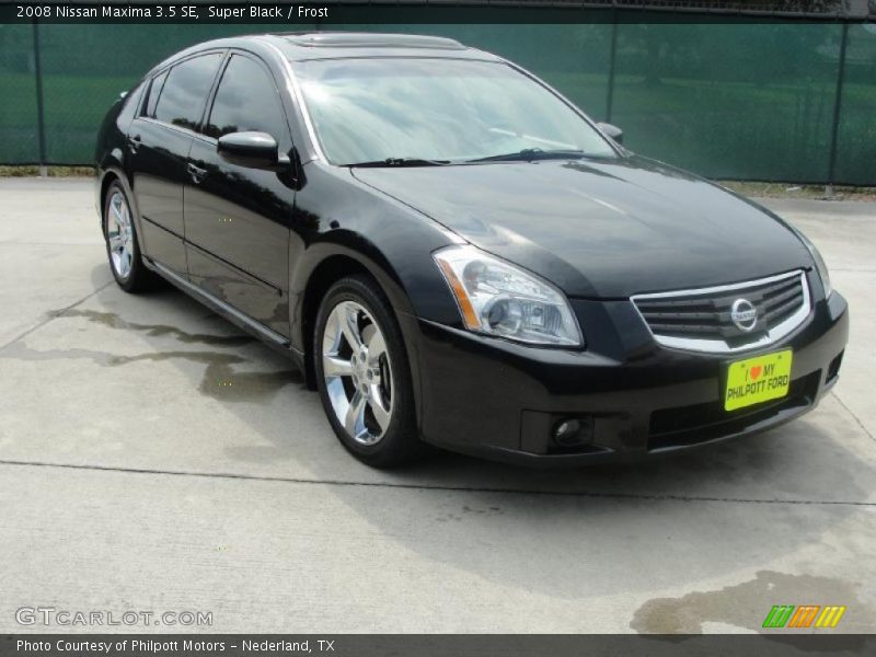 Super Black / Frost 2008 Nissan Maxima 3.5 SE
