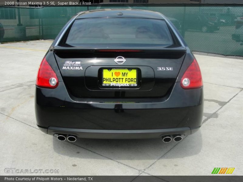 Super Black / Frost 2008 Nissan Maxima 3.5 SE