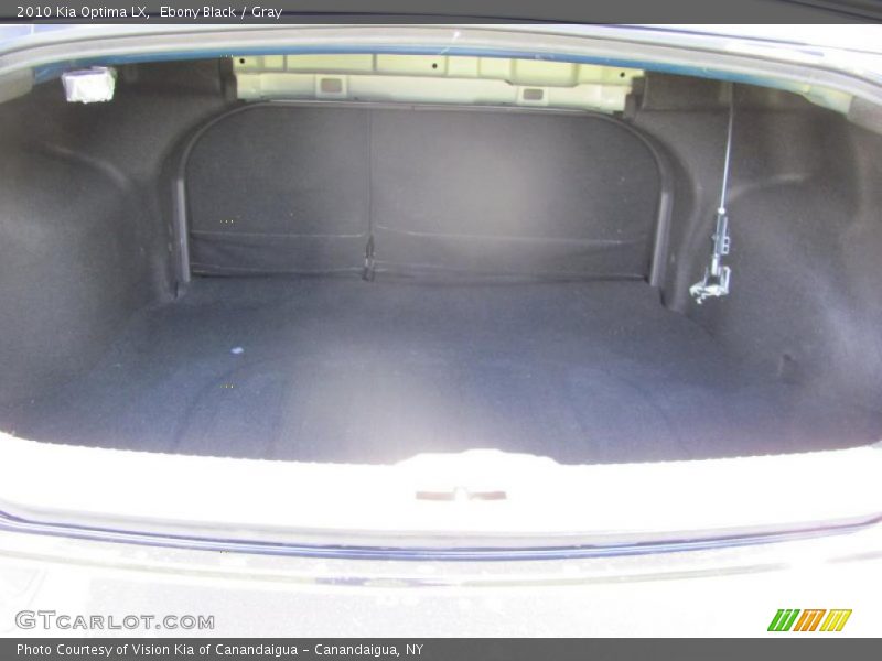 Ebony Black / Gray 2010 Kia Optima LX