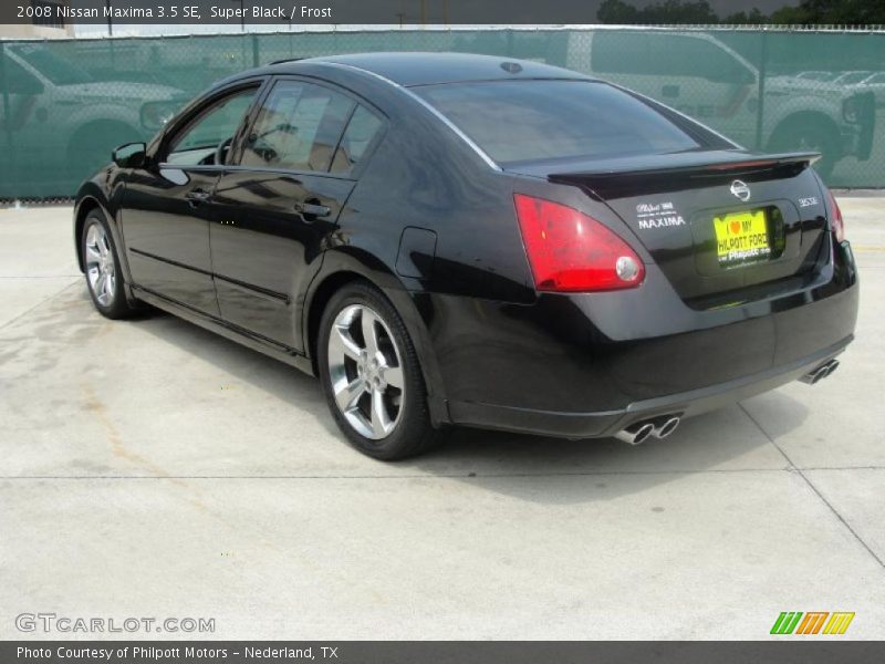 Super Black / Frost 2008 Nissan Maxima 3.5 SE