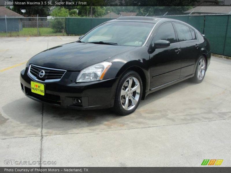 Super Black / Frost 2008 Nissan Maxima 3.5 SE