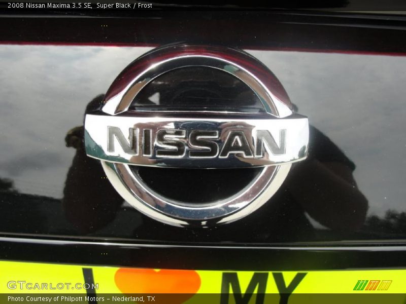 Super Black / Frost 2008 Nissan Maxima 3.5 SE