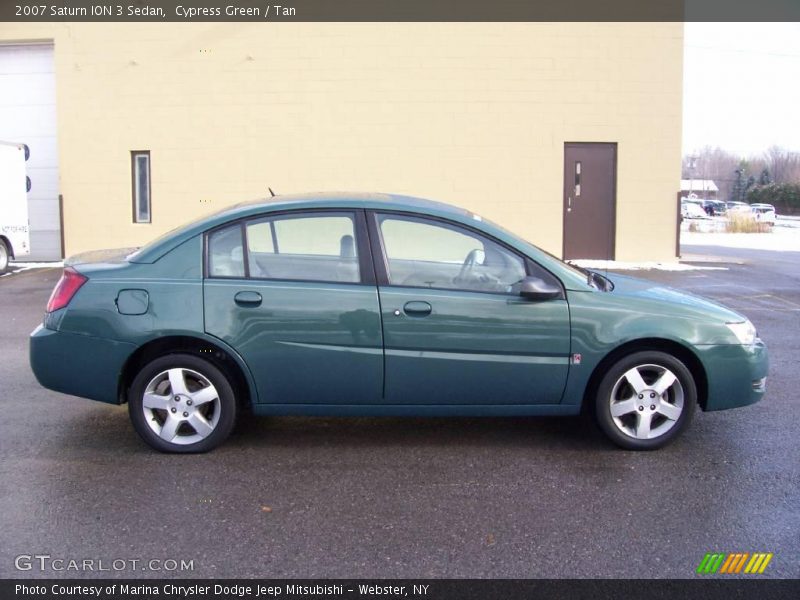 Cypress Green / Tan 2007 Saturn ION 3 Sedan