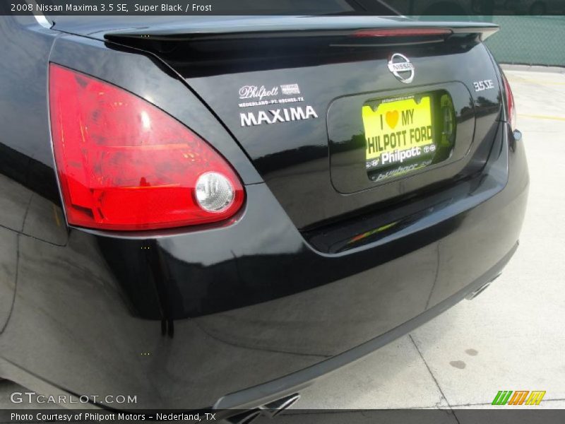 Super Black / Frost 2008 Nissan Maxima 3.5 SE