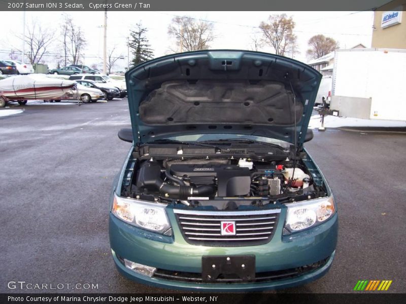 Cypress Green / Tan 2007 Saturn ION 3 Sedan