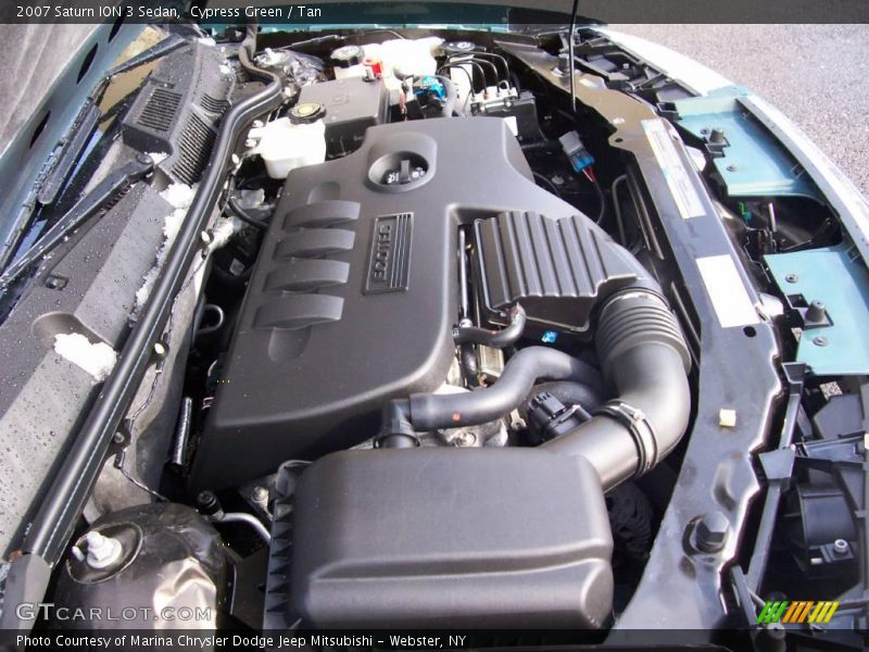 Cypress Green / Tan 2007 Saturn ION 3 Sedan