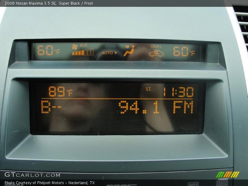 Super Black / Frost 2008 Nissan Maxima 3.5 SE