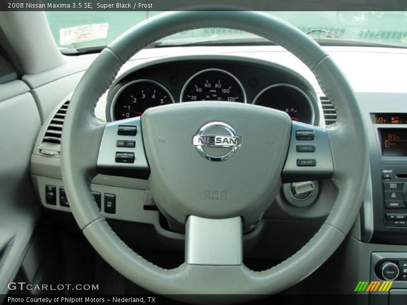 Super Black / Frost 2008 Nissan Maxima 3.5 SE