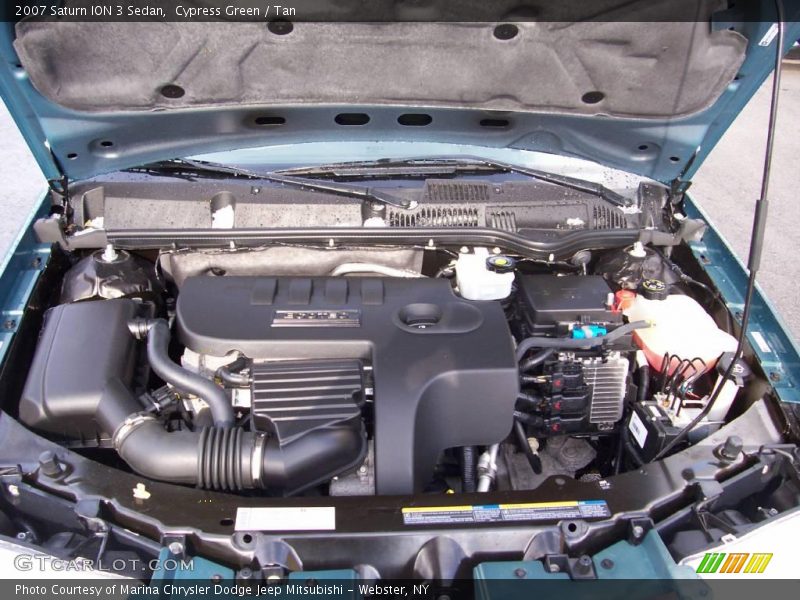 Cypress Green / Tan 2007 Saturn ION 3 Sedan