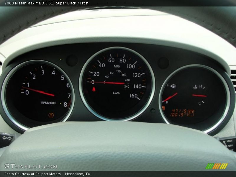 Super Black / Frost 2008 Nissan Maxima 3.5 SE