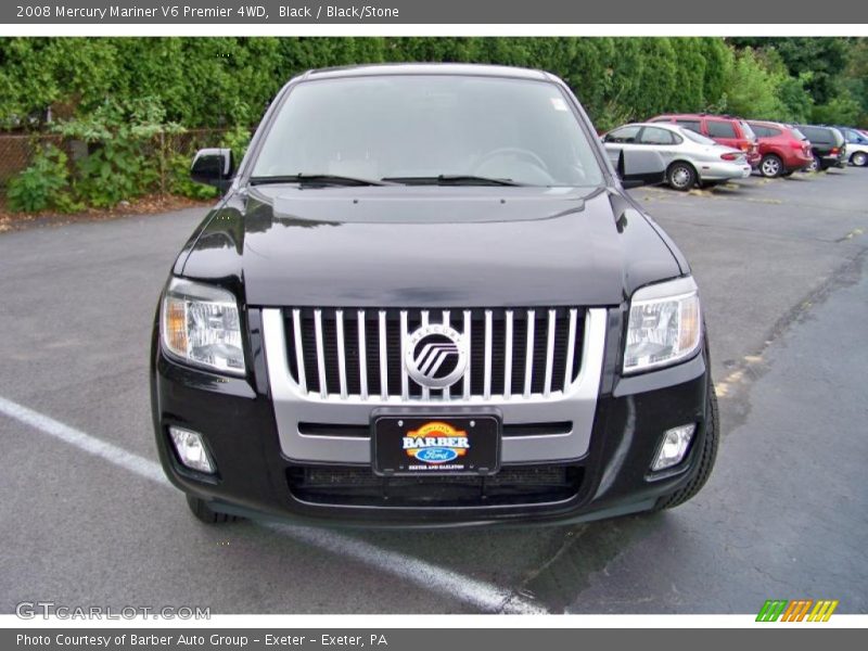 Black / Black/Stone 2008 Mercury Mariner V6 Premier 4WD
