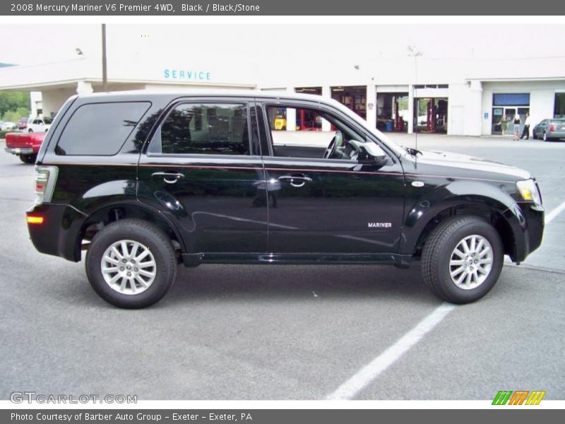 Black / Black/Stone 2008 Mercury Mariner V6 Premier 4WD
