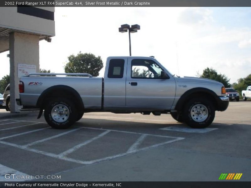 Silver Frost Metallic / Dark Graphite 2002 Ford Ranger XLT FX4 SuperCab 4x4
