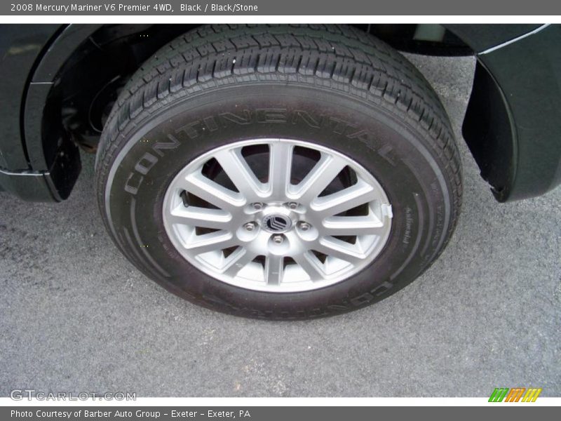 Black / Black/Stone 2008 Mercury Mariner V6 Premier 4WD