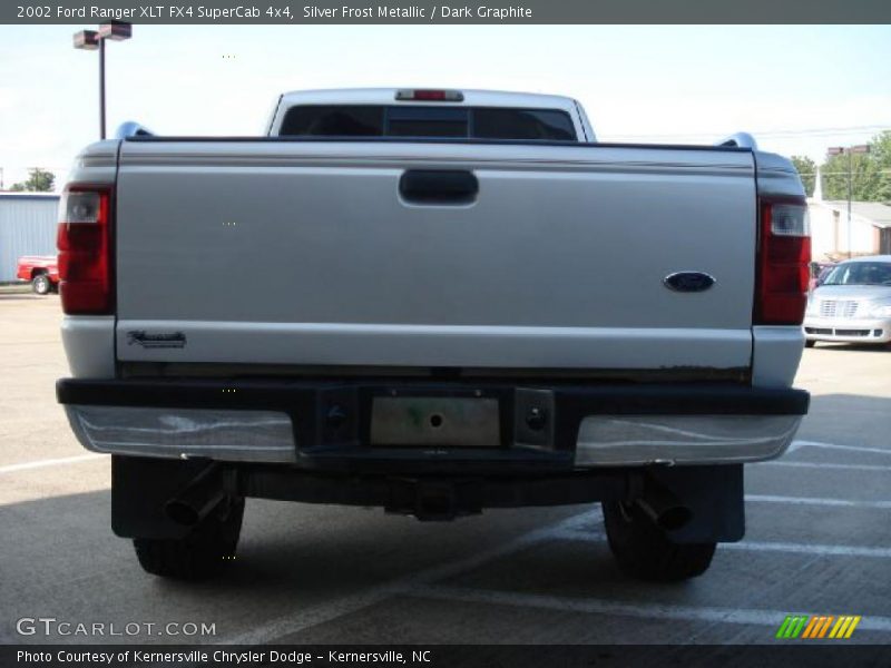Silver Frost Metallic / Dark Graphite 2002 Ford Ranger XLT FX4 SuperCab 4x4