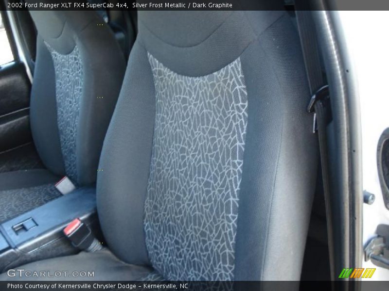 Silver Frost Metallic / Dark Graphite 2002 Ford Ranger XLT FX4 SuperCab 4x4