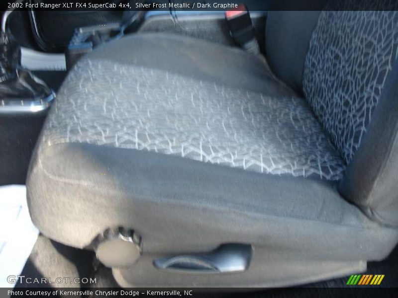 Silver Frost Metallic / Dark Graphite 2002 Ford Ranger XLT FX4 SuperCab 4x4