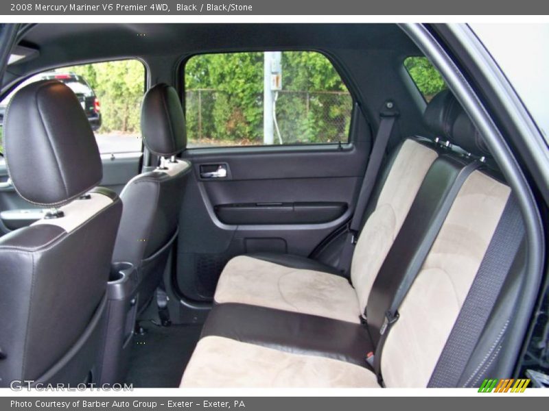 Black / Black/Stone 2008 Mercury Mariner V6 Premier 4WD