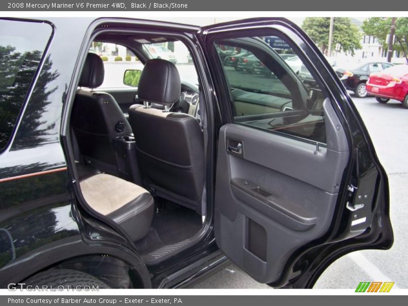 Black / Black/Stone 2008 Mercury Mariner V6 Premier 4WD