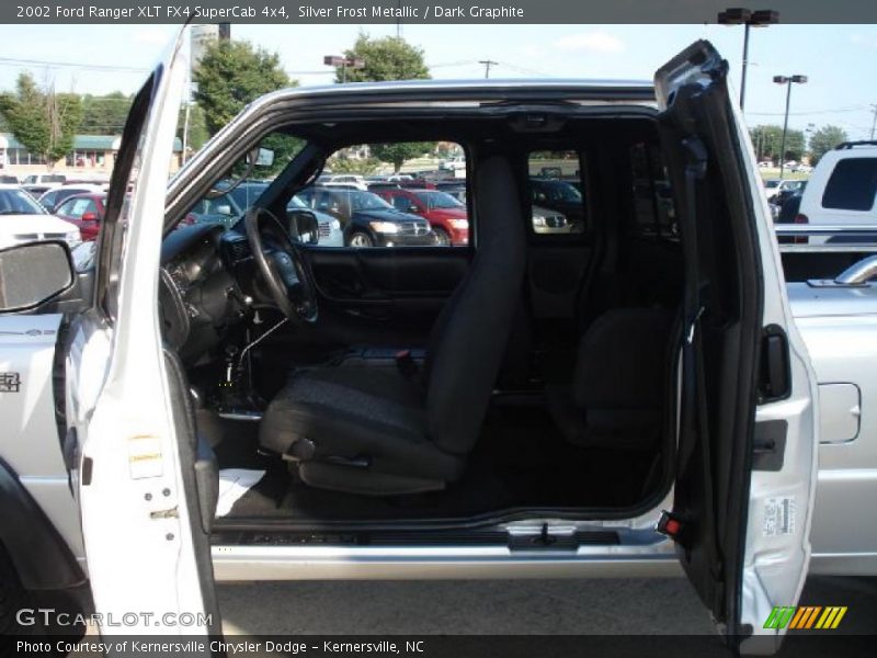 Silver Frost Metallic / Dark Graphite 2002 Ford Ranger XLT FX4 SuperCab 4x4