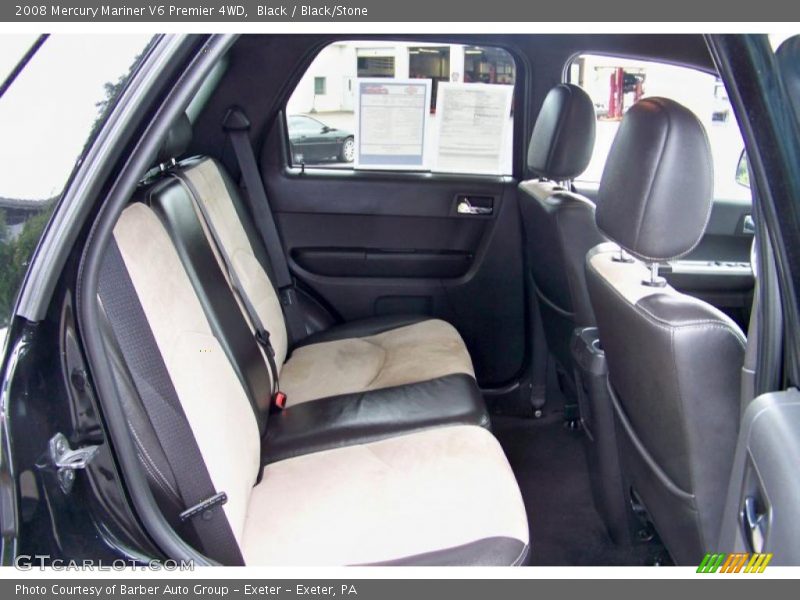 Black / Black/Stone 2008 Mercury Mariner V6 Premier 4WD