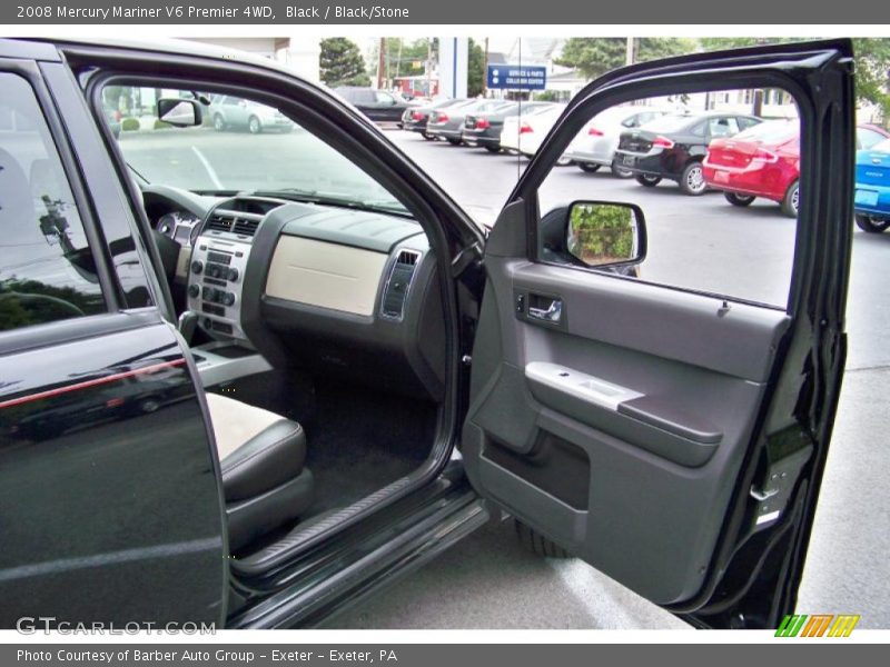 Black / Black/Stone 2008 Mercury Mariner V6 Premier 4WD