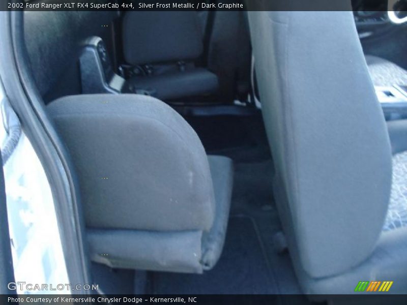 Silver Frost Metallic / Dark Graphite 2002 Ford Ranger XLT FX4 SuperCab 4x4