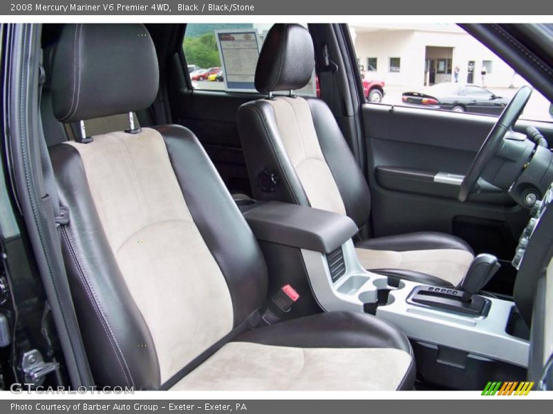 Black / Black/Stone 2008 Mercury Mariner V6 Premier 4WD