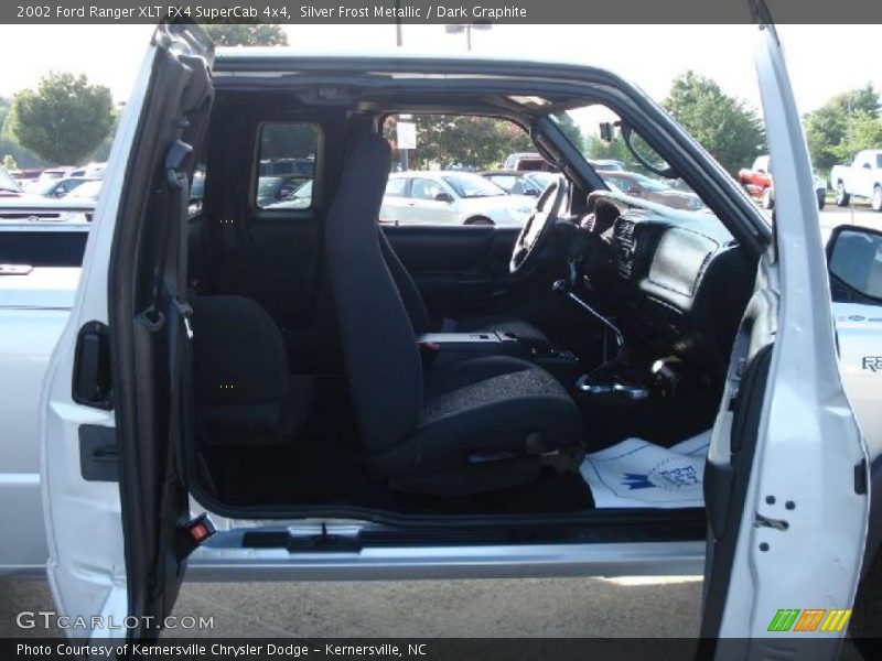 Silver Frost Metallic / Dark Graphite 2002 Ford Ranger XLT FX4 SuperCab 4x4