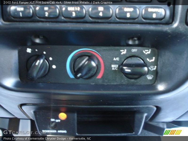 Silver Frost Metallic / Dark Graphite 2002 Ford Ranger XLT FX4 SuperCab 4x4