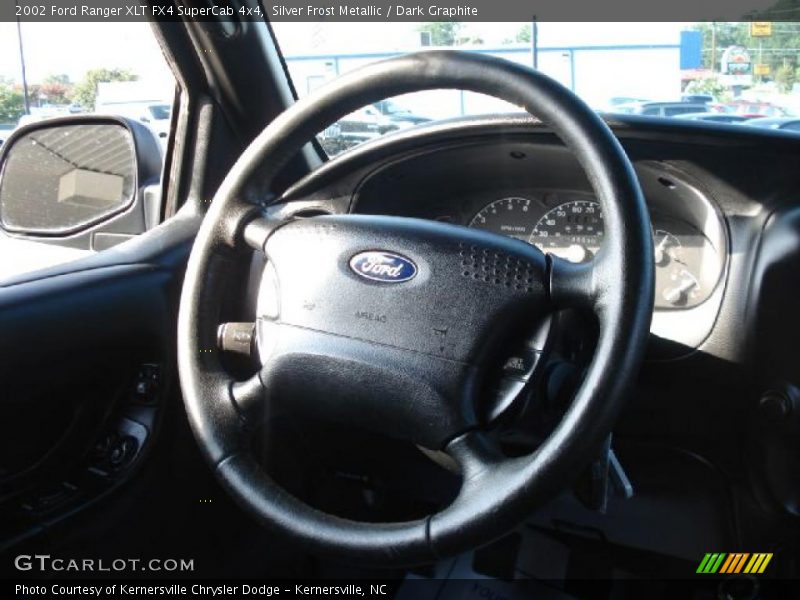 Silver Frost Metallic / Dark Graphite 2002 Ford Ranger XLT FX4 SuperCab 4x4