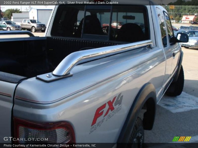 Silver Frost Metallic / Dark Graphite 2002 Ford Ranger XLT FX4 SuperCab 4x4