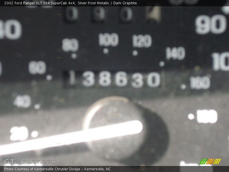 Silver Frost Metallic / Dark Graphite 2002 Ford Ranger XLT FX4 SuperCab 4x4