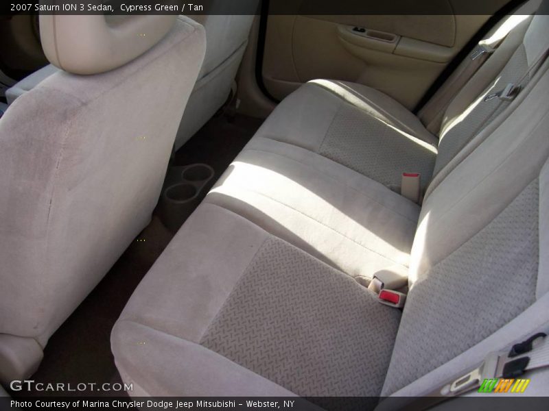 Cypress Green / Tan 2007 Saturn ION 3 Sedan
