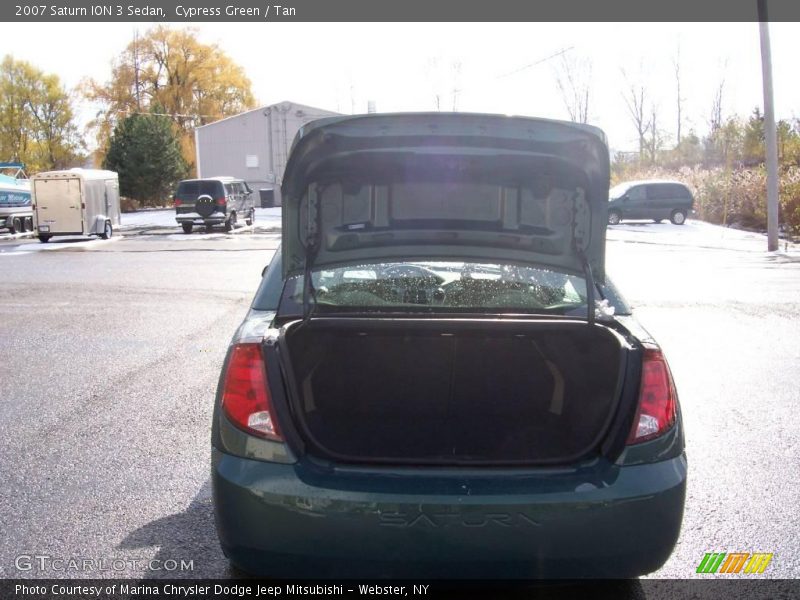 Cypress Green / Tan 2007 Saturn ION 3 Sedan