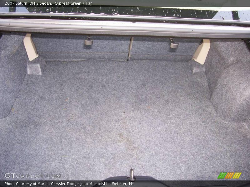 Cypress Green / Tan 2007 Saturn ION 3 Sedan