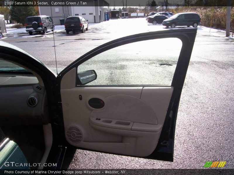 Cypress Green / Tan 2007 Saturn ION 3 Sedan