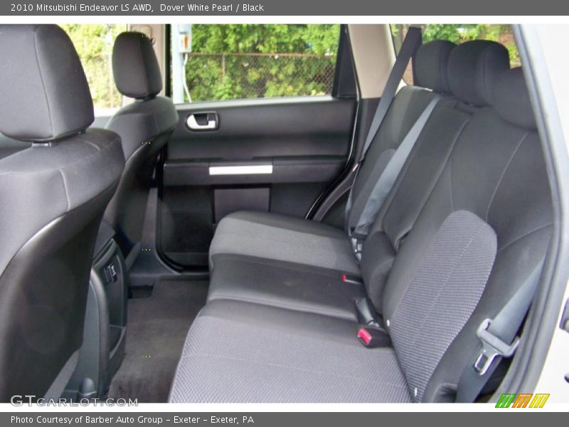 Dover White Pearl / Black 2010 Mitsubishi Endeavor LS AWD