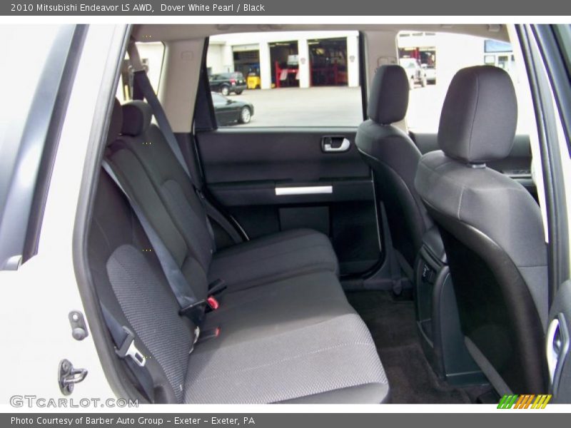 Dover White Pearl / Black 2010 Mitsubishi Endeavor LS AWD