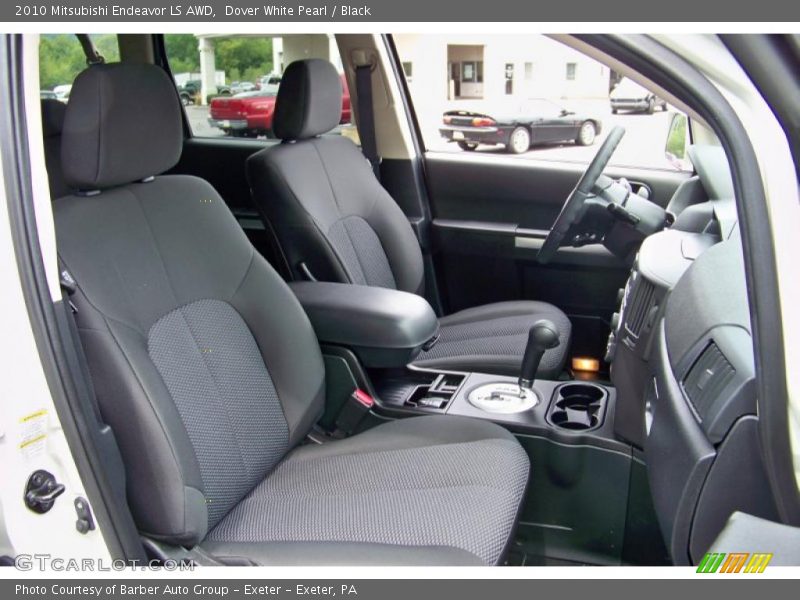 Dover White Pearl / Black 2010 Mitsubishi Endeavor LS AWD