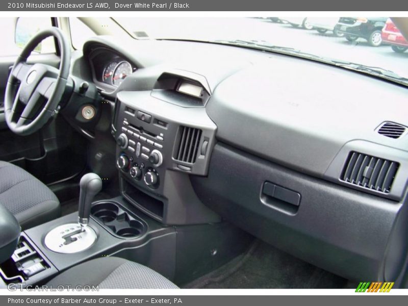 Dover White Pearl / Black 2010 Mitsubishi Endeavor LS AWD