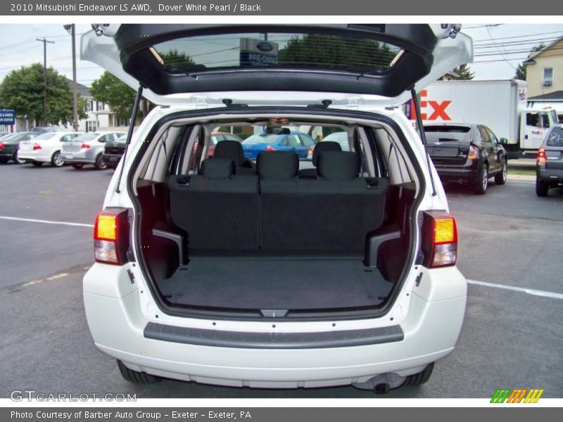 Dover White Pearl / Black 2010 Mitsubishi Endeavor LS AWD