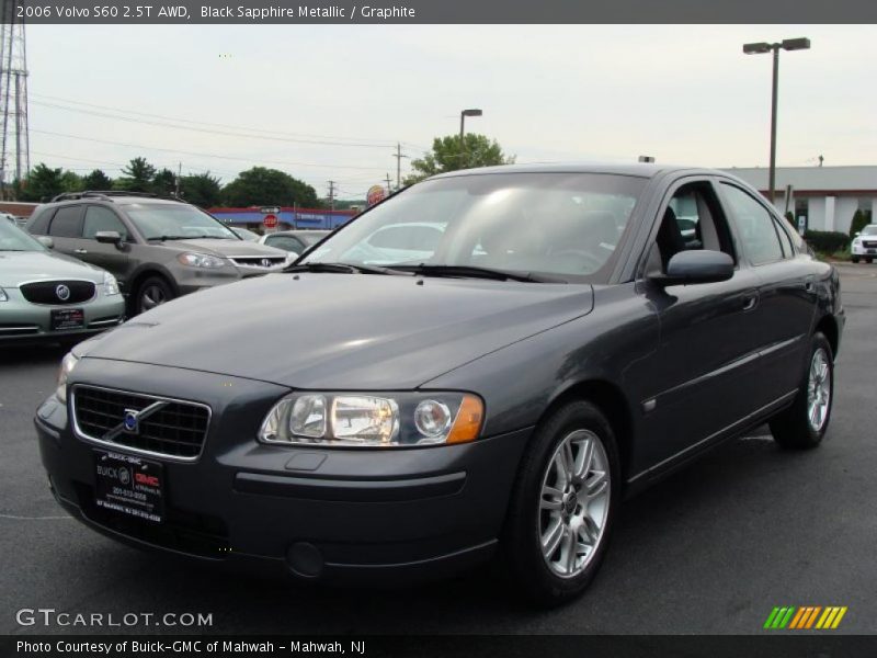 Black Sapphire Metallic / Graphite 2006 Volvo S60 2.5T AWD