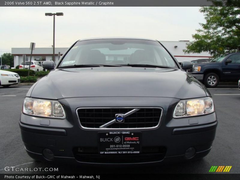 Black Sapphire Metallic / Graphite 2006 Volvo S60 2.5T AWD