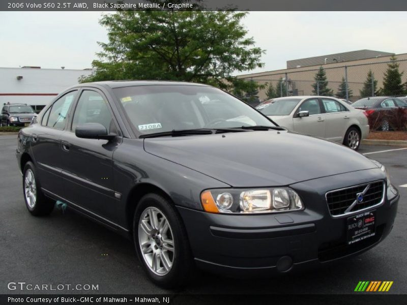 Black Sapphire Metallic / Graphite 2006 Volvo S60 2.5T AWD