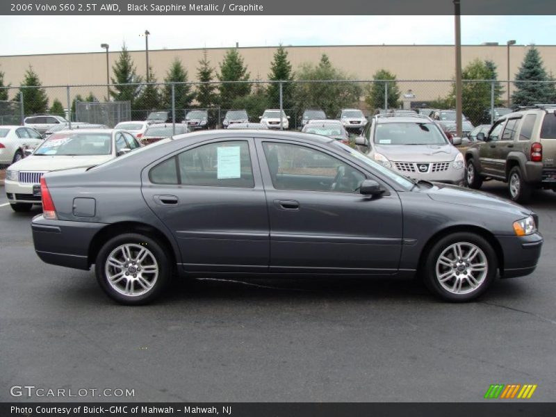 Black Sapphire Metallic / Graphite 2006 Volvo S60 2.5T AWD